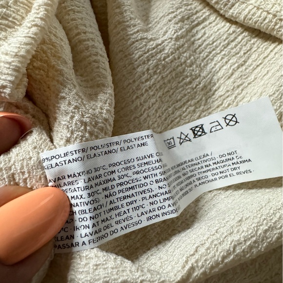 El Corte Ingles Cream‎ Boho Crochet Trim Beach Midi Dress S - Picture 8 of 8